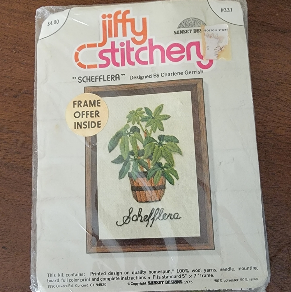 Vintage Plant Stitchery